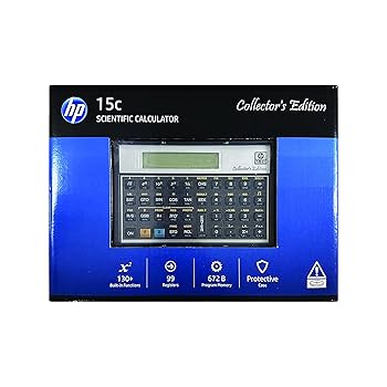hp - HEWLETT・PACKARD　hp　ヒューレッドパッカード　HP-15C　科学技術計算用電卓　関数電卓　純正ケース　レトロ　ビンテージ 40年前の関数電卓が復刻。処理スピードは当時の100倍